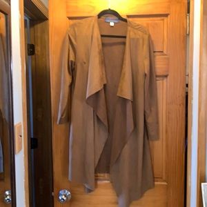 Faux suede jacket L